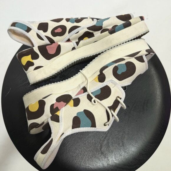 Beremina NWOT cheetah print platform sandals - Picture 3 of 7